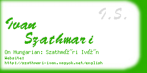 ivan szathmari business card